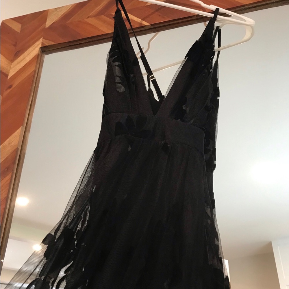 Formal Maxi Lace Cutout Dress - Picture 3 of 3